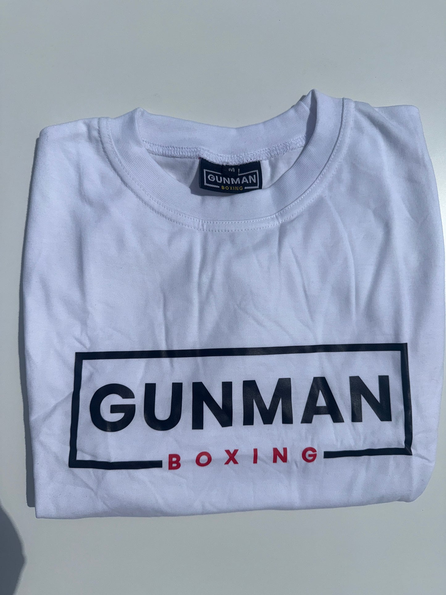 Gunman Boxing T Shirt - White