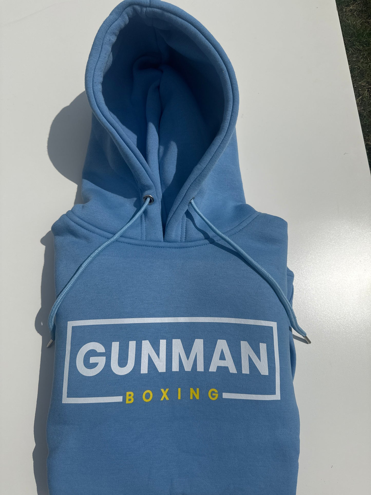 Gunman Boxing Hoodie - Sky Blue