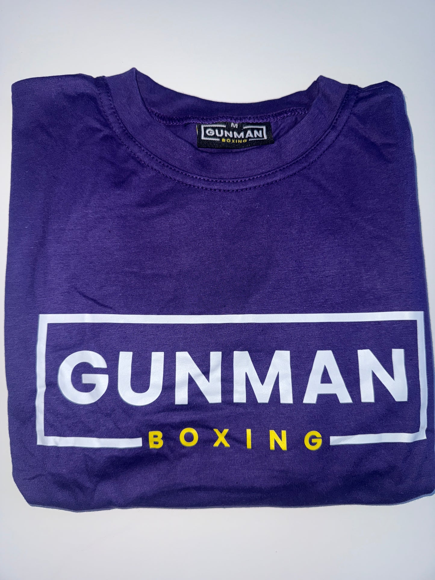 Gunman Boxing T Shirt - Purple