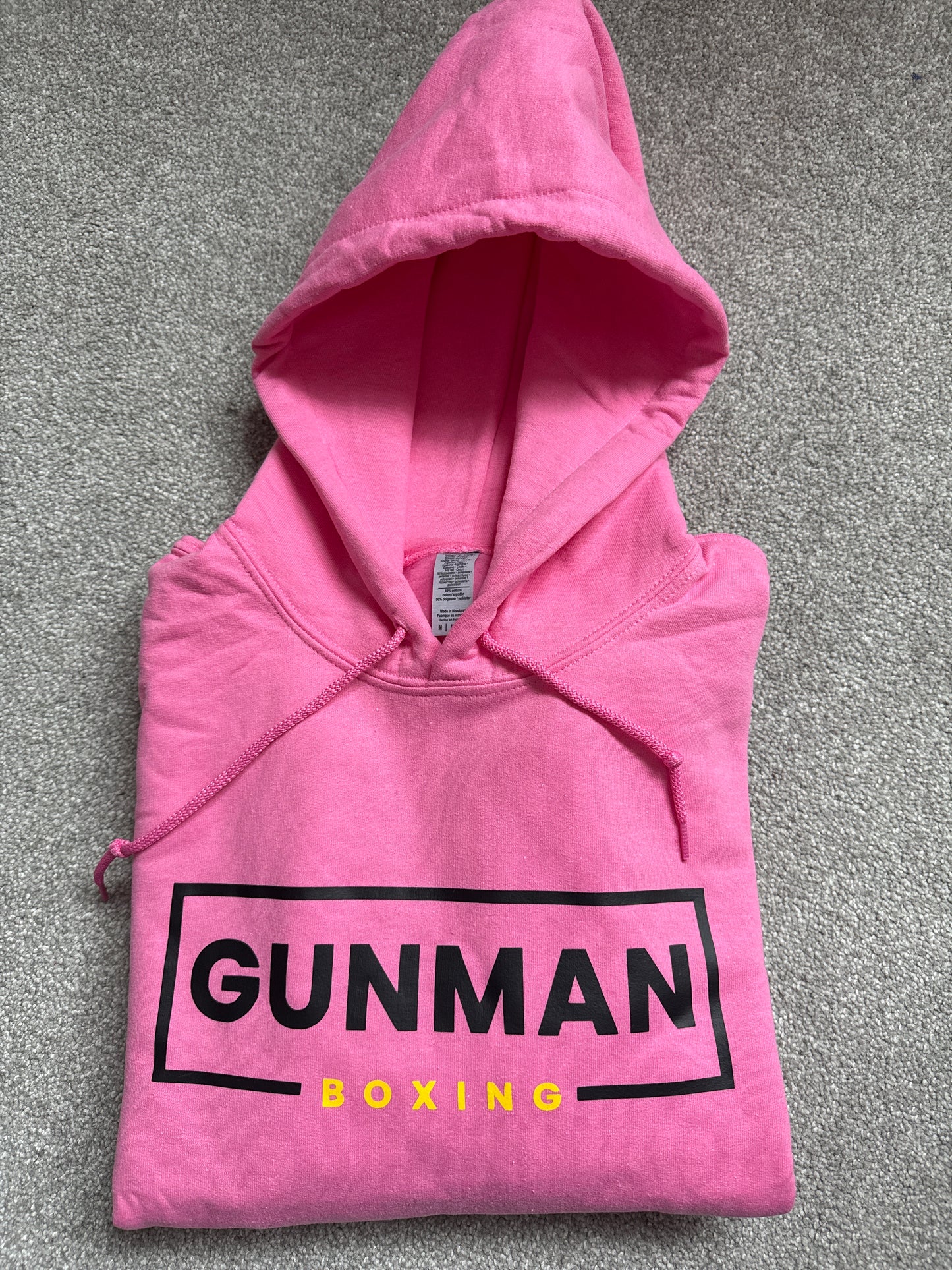 Gunman Boxing Hoodie - Pink