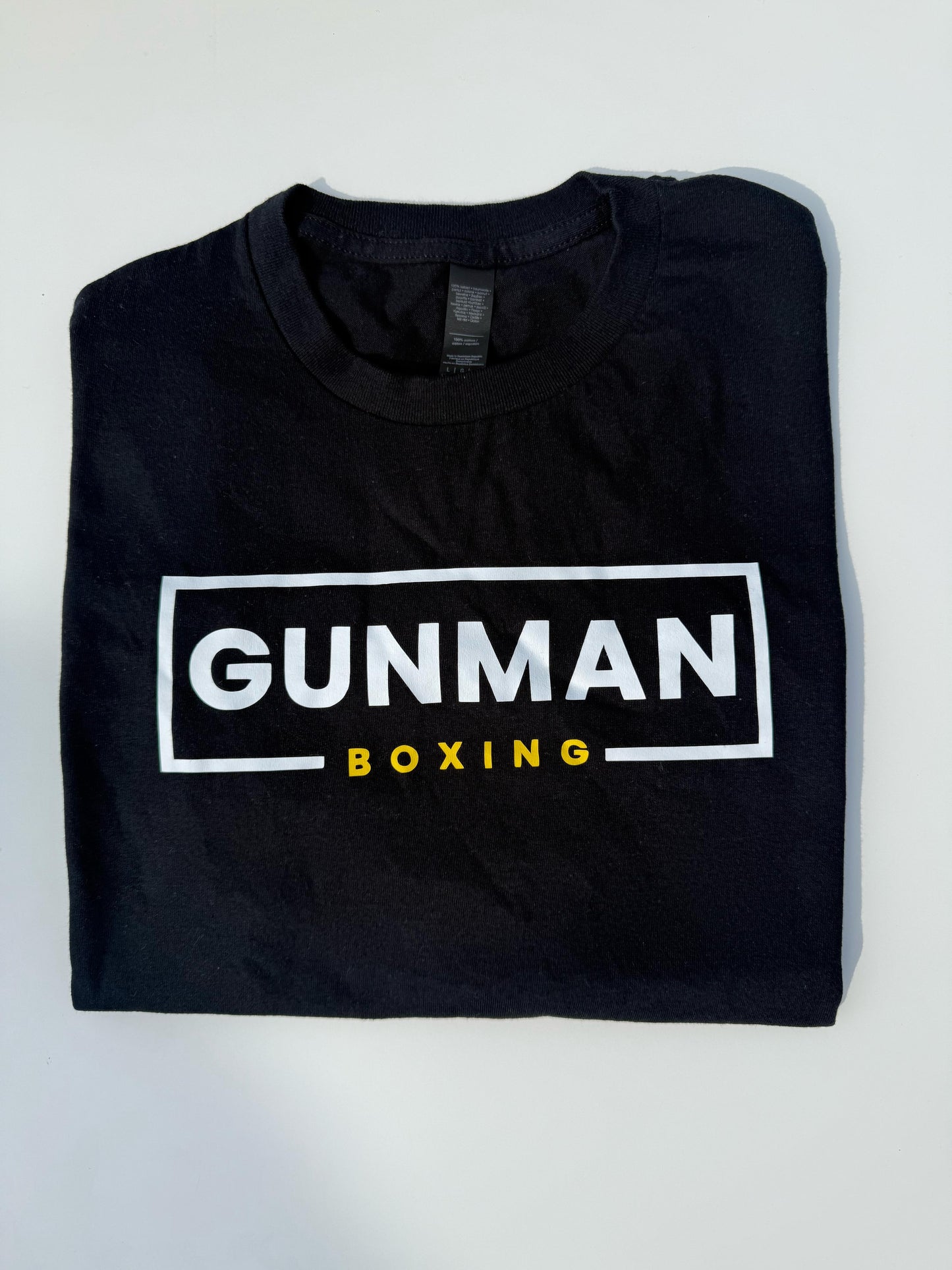 Gunman Boxing T Shirt - Black