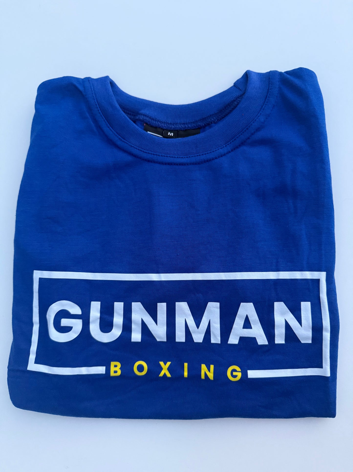 Gunman Boxing T Shirt - Royal Blue