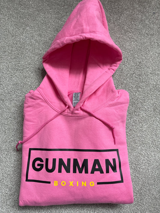 Gunman Boxing Hoodie - Pink
