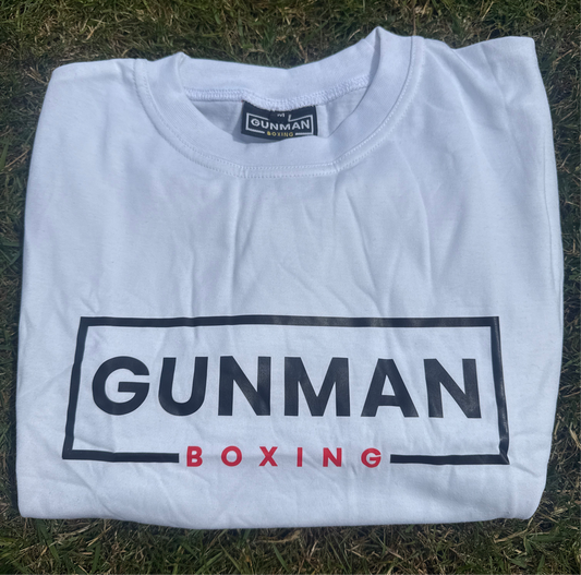 Gunman Boxing T Shirt - White